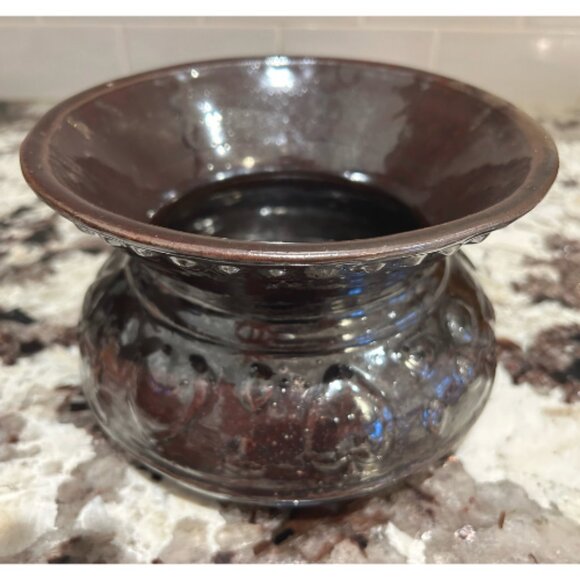 Vintage Mid-Century Playing Card Theme Spittoon - Picture 4 of 6